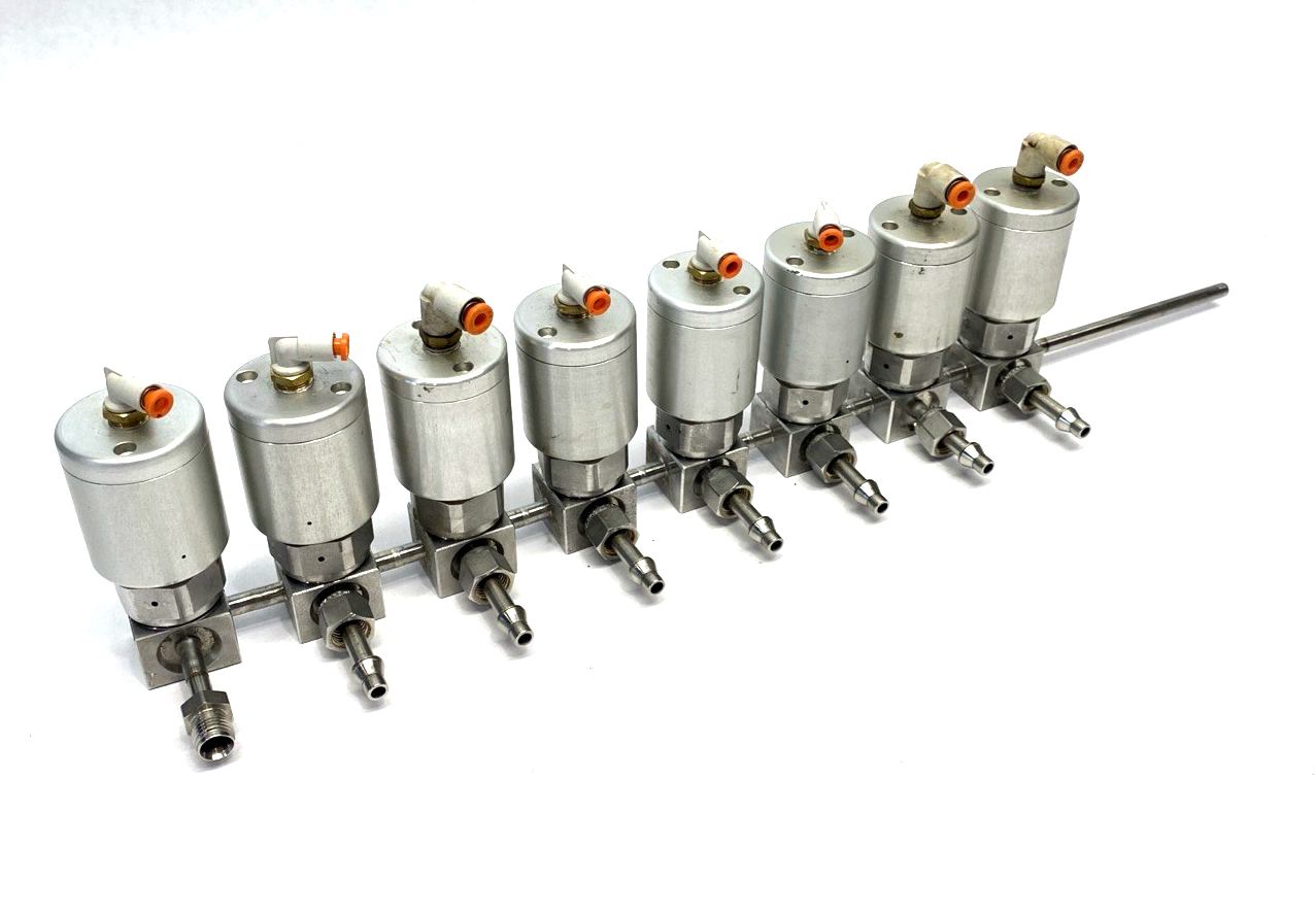 Swagelok 6L-VV-DPC111P-C Diaphragm Sealed Valve 8-Unit Manifold - Maverick Industrial Sales