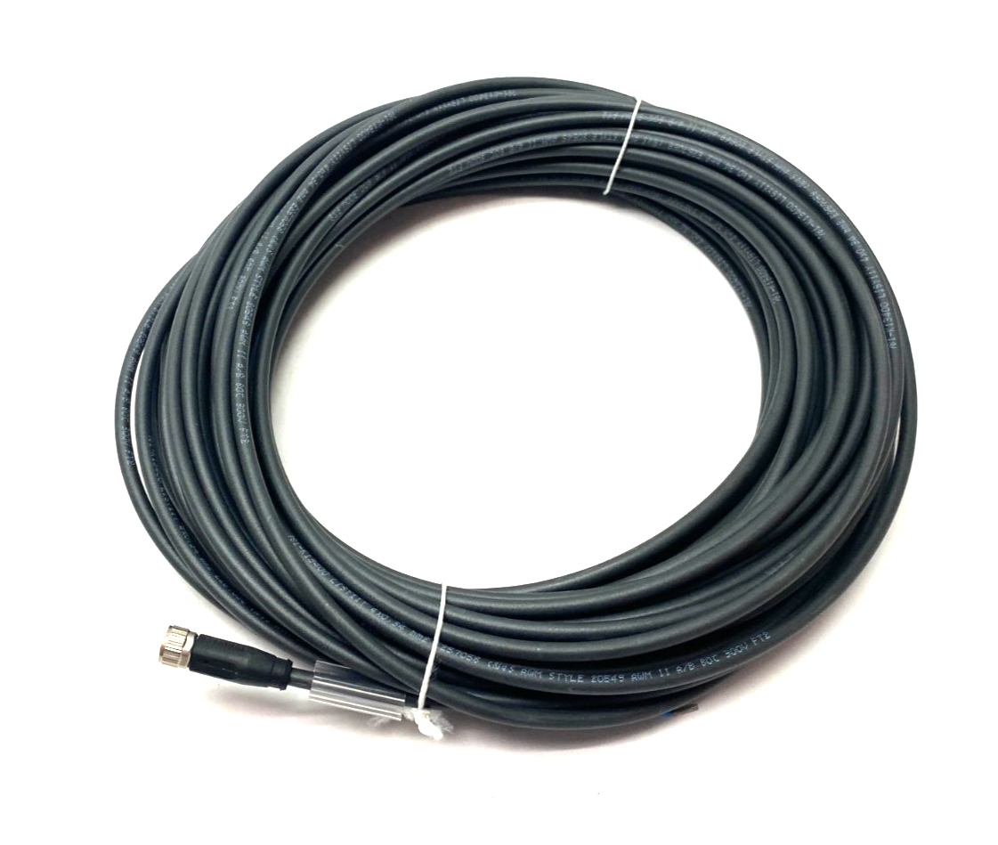 Beckhoff ZK2020-3200-0200 Single Ended Power Cable M8 4-Pin to Leads, 20m Length - Maverick Industrial Sales
