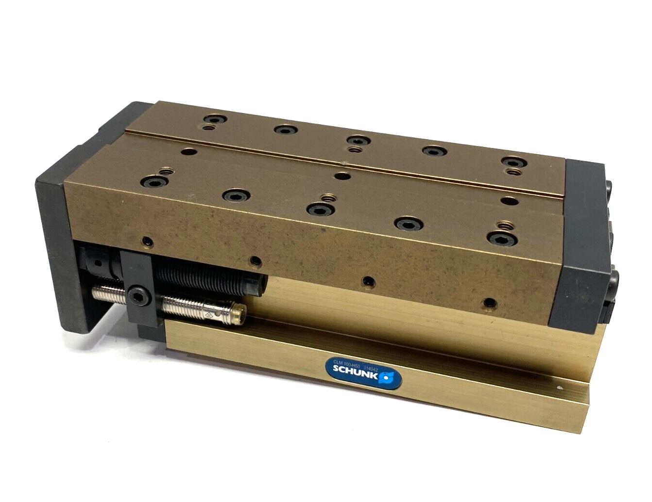 Schunk CLM 100-H50 Compact Linear Slide Piston Rod Cylinder Backlash-free 314042 - Maverick Industrial Sales