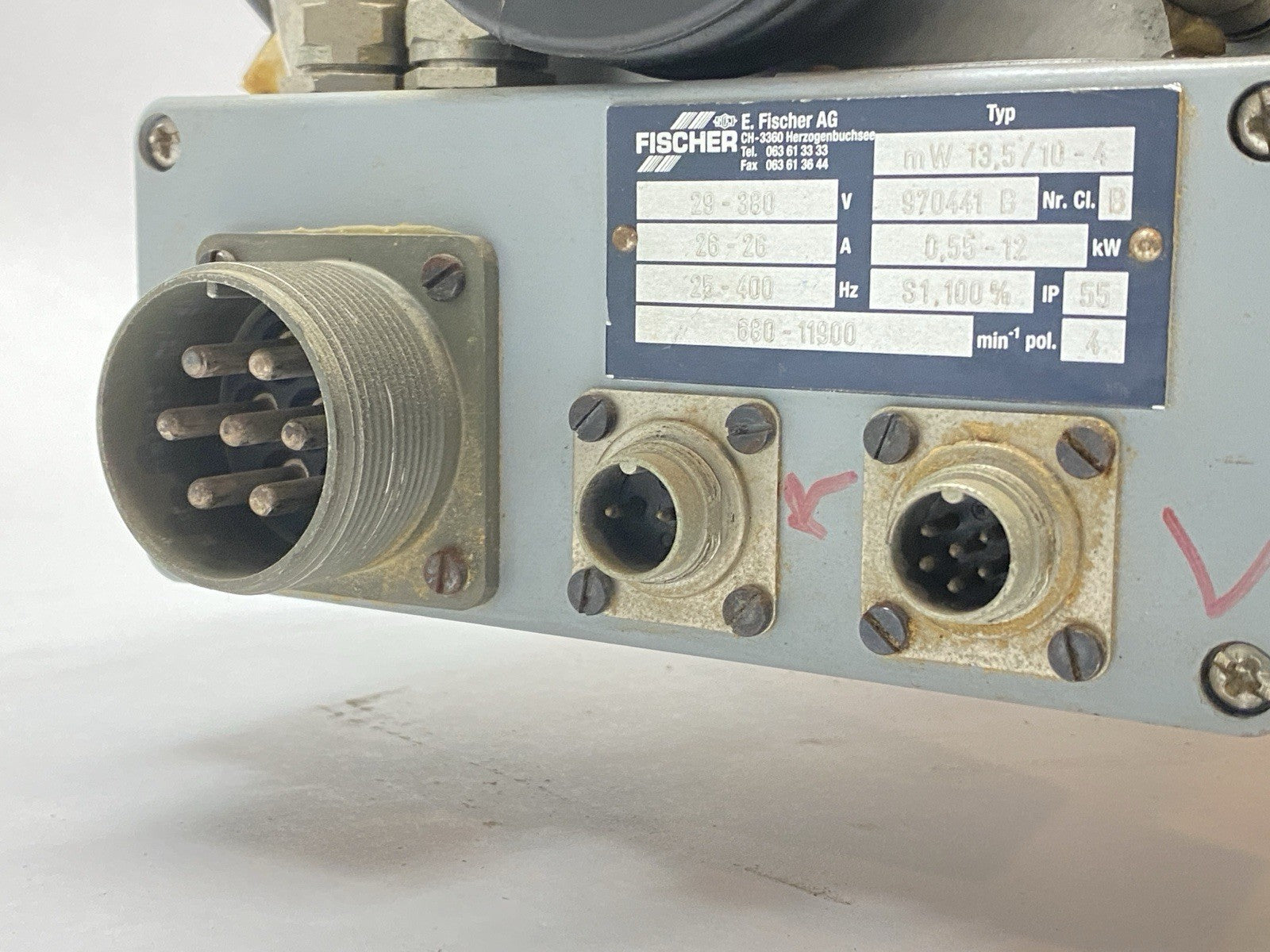 mW 13,5/10-4 | Fischer Spindle 127992 Mill Head FF75 M00X225/12-12/18 HSK-F63 - Used - Maverick Industrial Sales