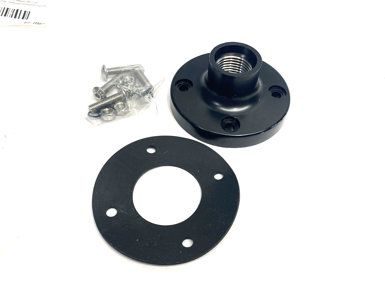 SA-F12 | Banner Engineering Mounting Base, 70mm Diameter, 1/2" NPSM, 88256 - New Other - Maverick Industrial Sales