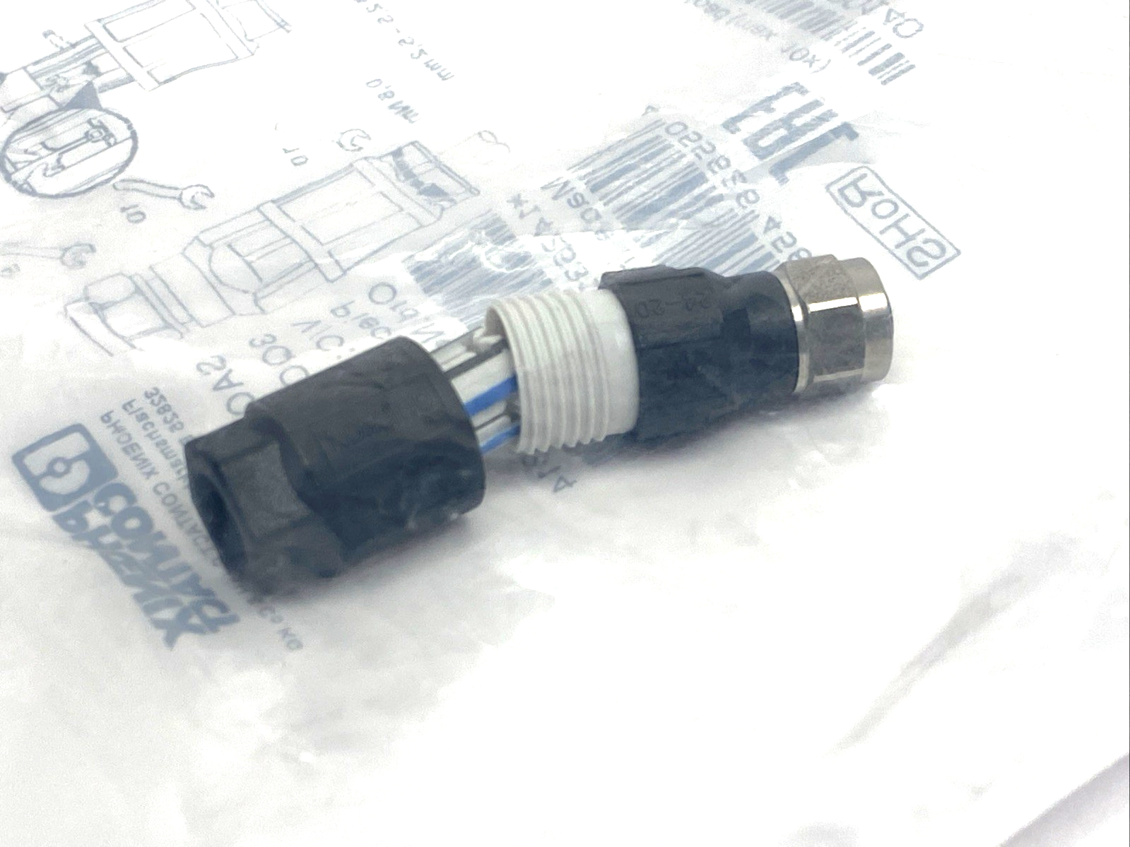 Phoenix Contact SACC-M 8FS-3QO-0,5-VA Connector M8 Female 3-Pin 1426314 - Maverick Industrial Sales