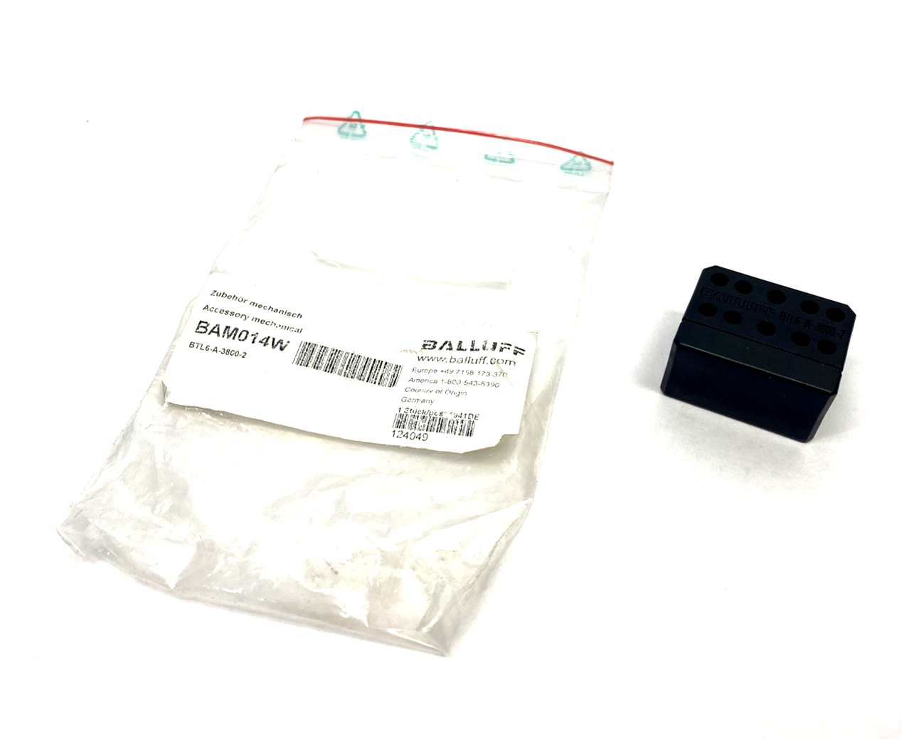Balluff BAM014W BTL Magnet For Profile Style 37.6x29x21mm BTL6-A-3800-2 - Maverick Industrial Sales