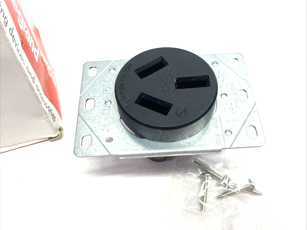 Pass & Seymour Legrand 3890 Straight Blade Range Receptacle 50A 125/250V - Maverick Industrial Sales