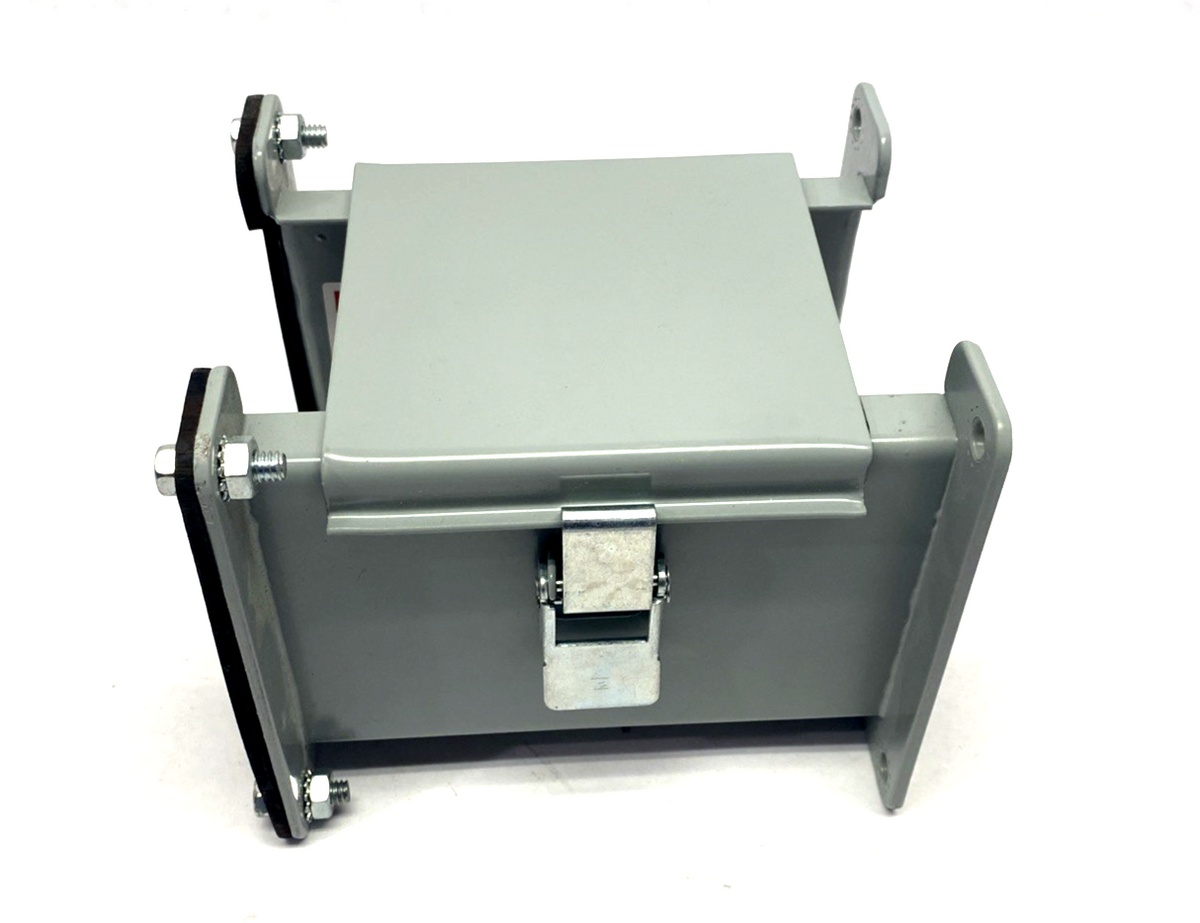 Hoffman F44L06 Wireway Straight Section Lay-in Hinged Cover, 4"x4"x6" Gray 18240 - Maverick Industrial Sales