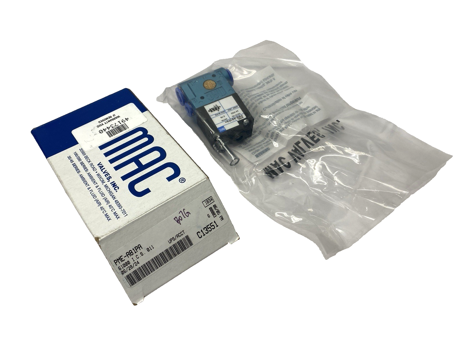 MAC Valves PME-A81PA Solenoid Valve - Maverick Industrial Sales