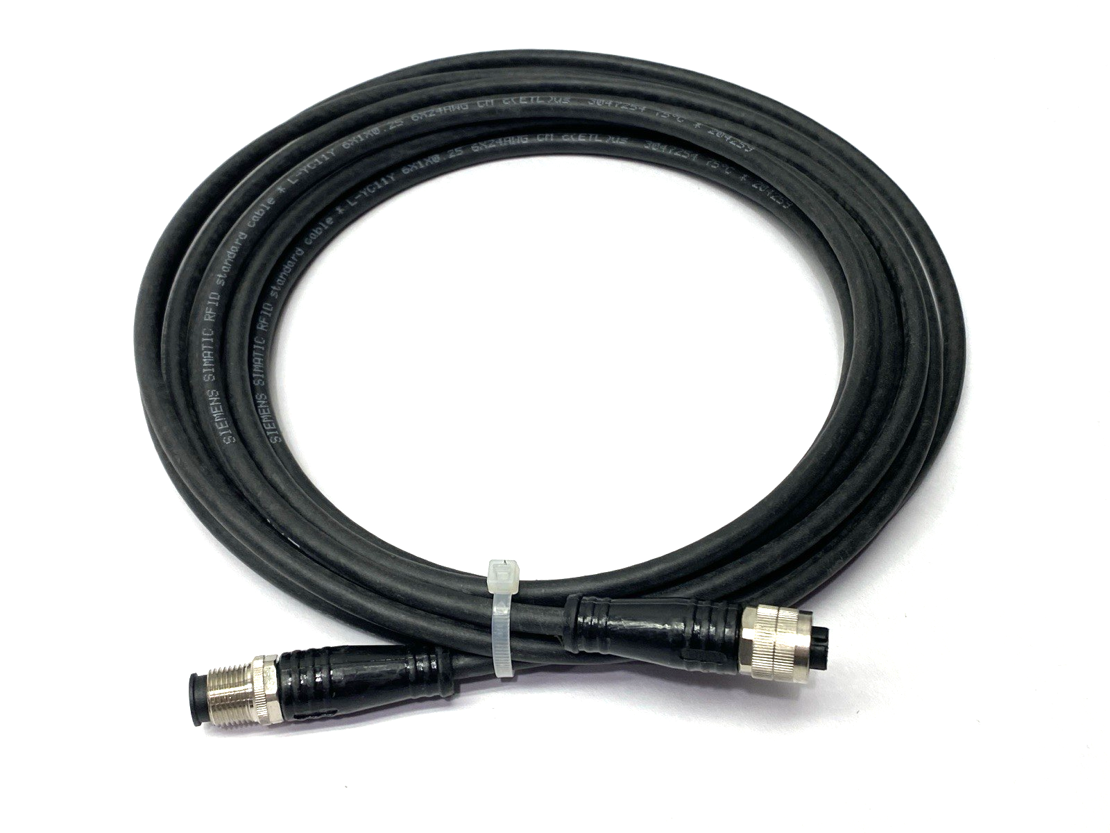 Siemens 6GT2891-4FH50 SIMATIC RF MV Plug-In Cable M12/M to M12/F, 5m Length - Maverick Industrial Sales