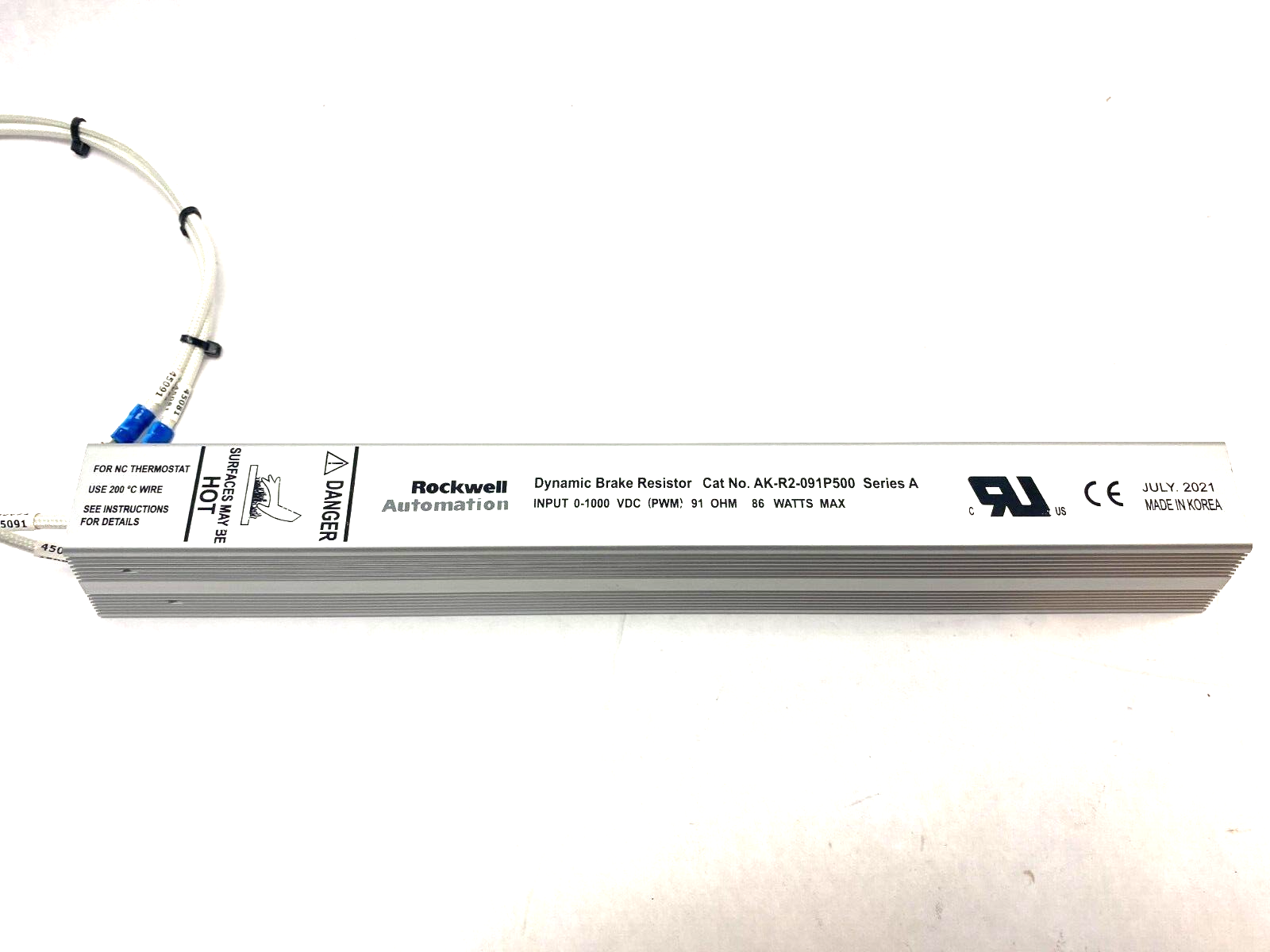 Rockwell Automation AK-R2-091P500 Ser. A Dynamic Brake Resistor 0-1000VDC Input - Maverick Industrial Sales