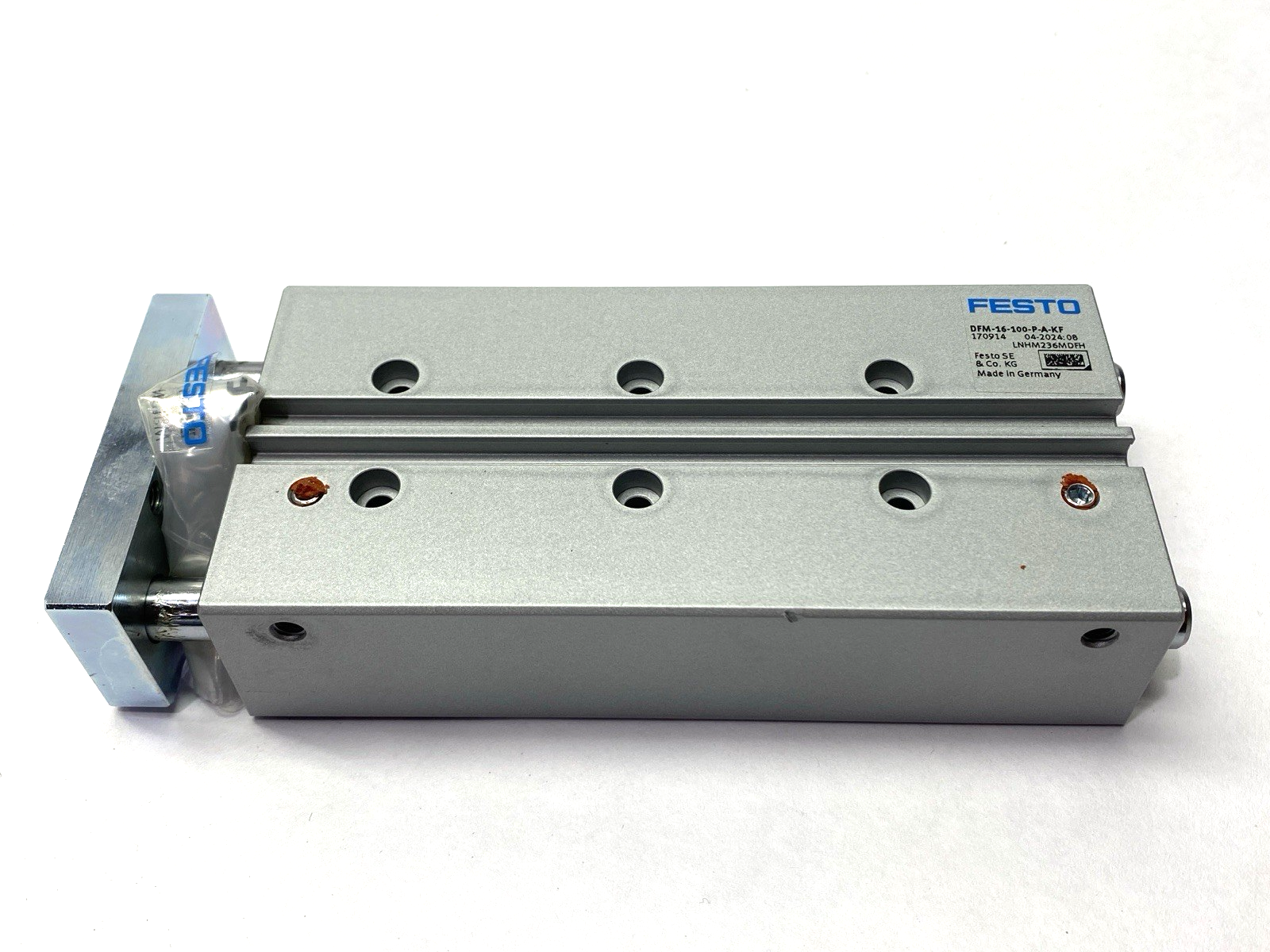 Festo DFM-16-100-P-A-KF Pneumatic Guided Drive 170914 100mm Stroke - Maverick Industrial Sales