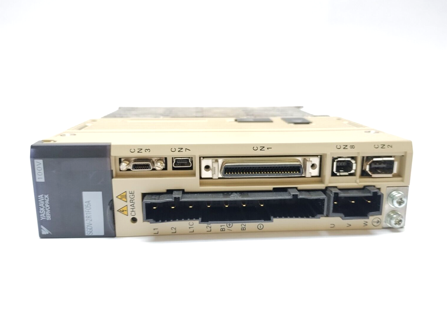 Yaskawa SGDV-2R1F05A Servopack AC Drive/Amplifier 3PH 200W Out NO CONNECTORS - Maverick Industrial Sales