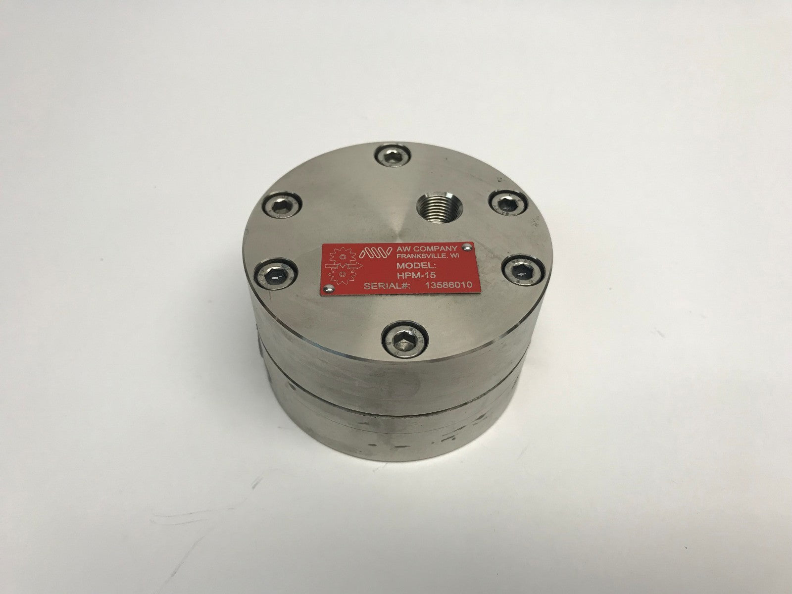 AW Company Model HPM-15 Flow Meter Valve, Positive Displacement - Maverick Industrial Sales