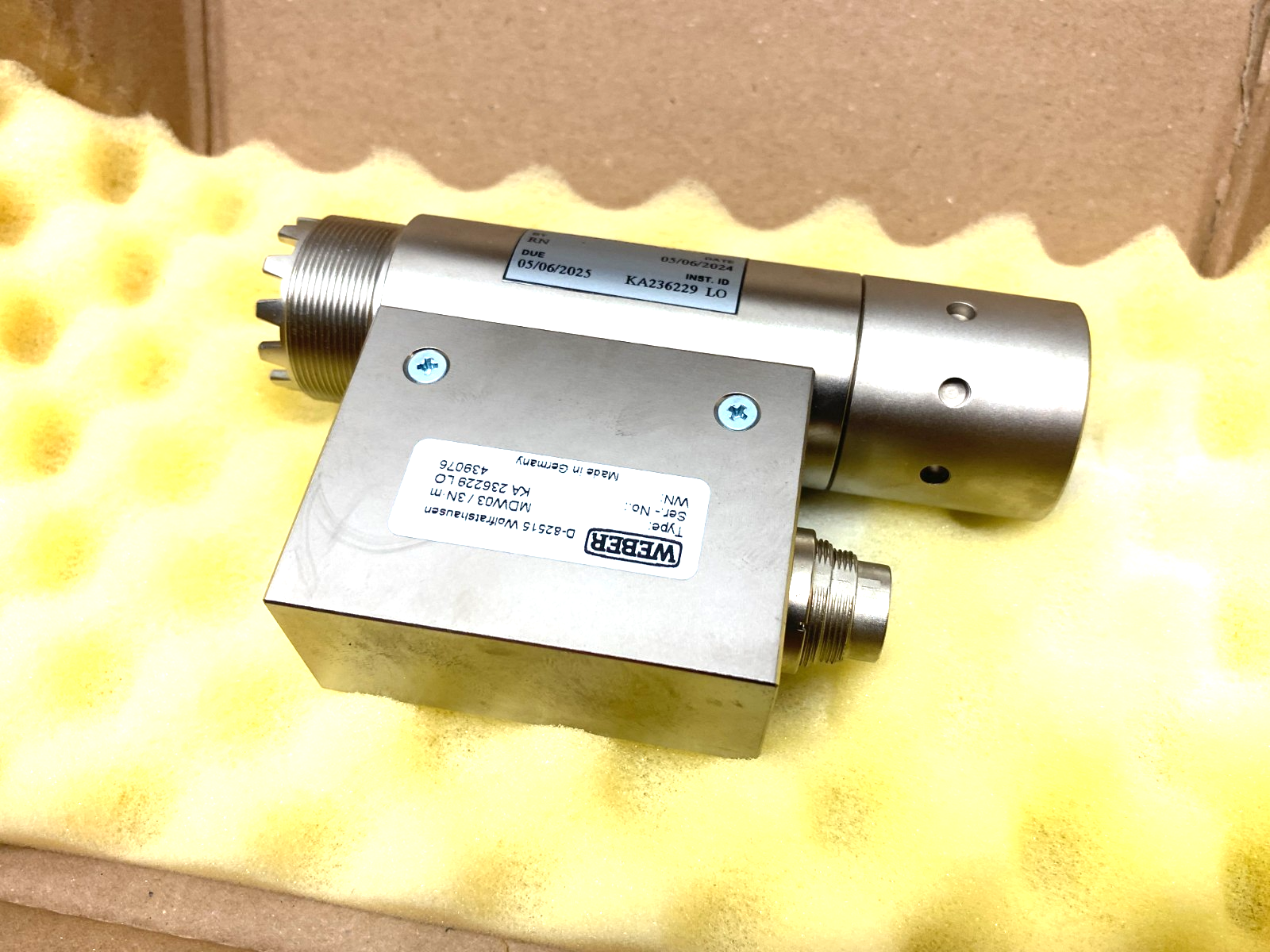 Weber mDW03/3Nm Dynamic Transducer 439076 - Maverick Industrial Sales