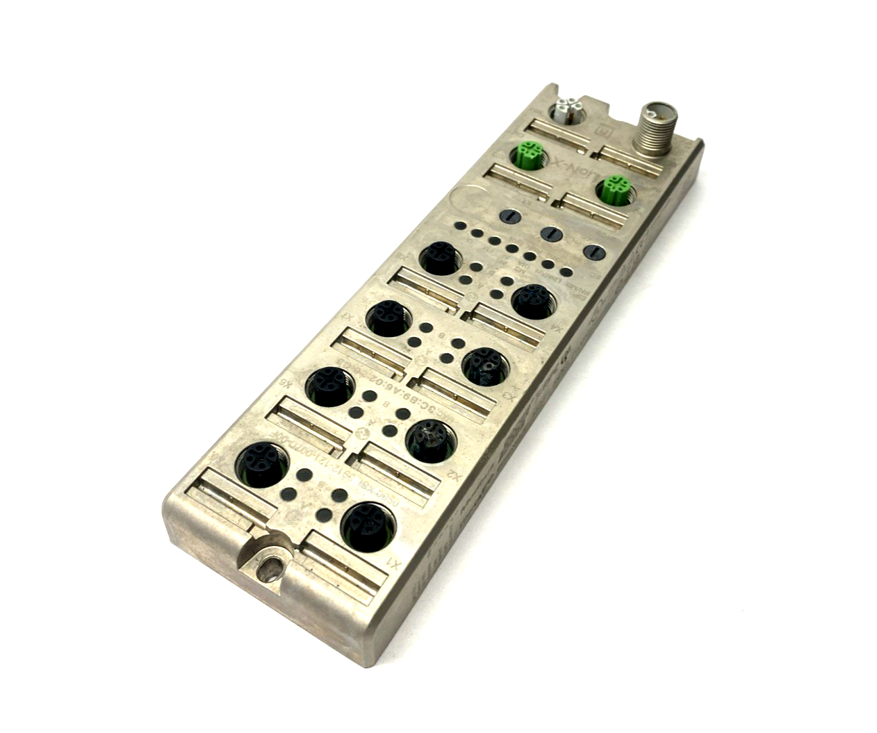 0980 XSL 3912-121-007D-00F | Lumberg Automation 935700001 I/O Module 12-Port M12, - Used - Maverick Industrial Sales