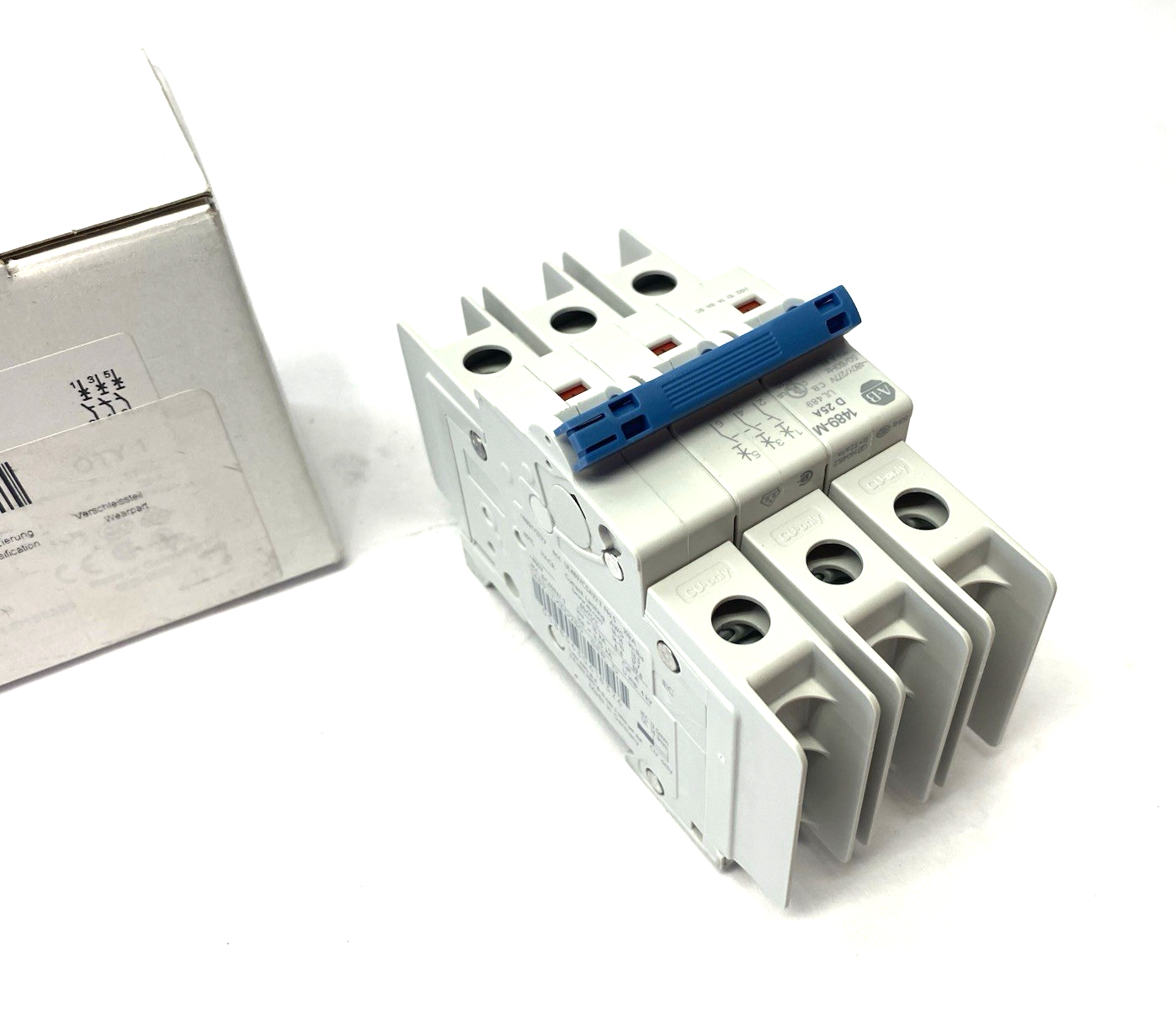 Allen Bradley 1489-M3D250 Ser. D Miniature Circuit Breaker 25A 3-Pole, D-Curve - Maverick Industrial Sales