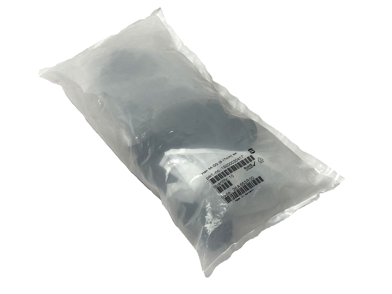 Harting 19200030417 Cable Gland Connector Hood Han 3A-GG 9-17mm PACKAGE OF 10 - Maverick Industrial Sales