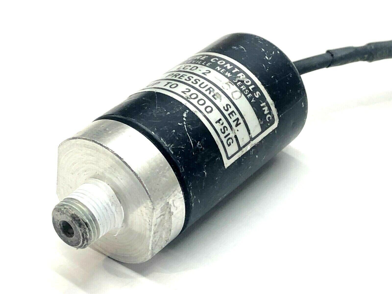 Pressure Controls LCD-2-50 Pressure Sensor 2000PSIG Max - Maverick Industrial Sales