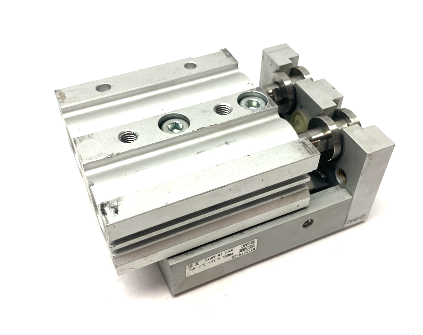 SMC MXS25TN-20 Guided Slide Table Cylinder 25mm Bore, 20mm Stroke - Maverick Industrial Sales