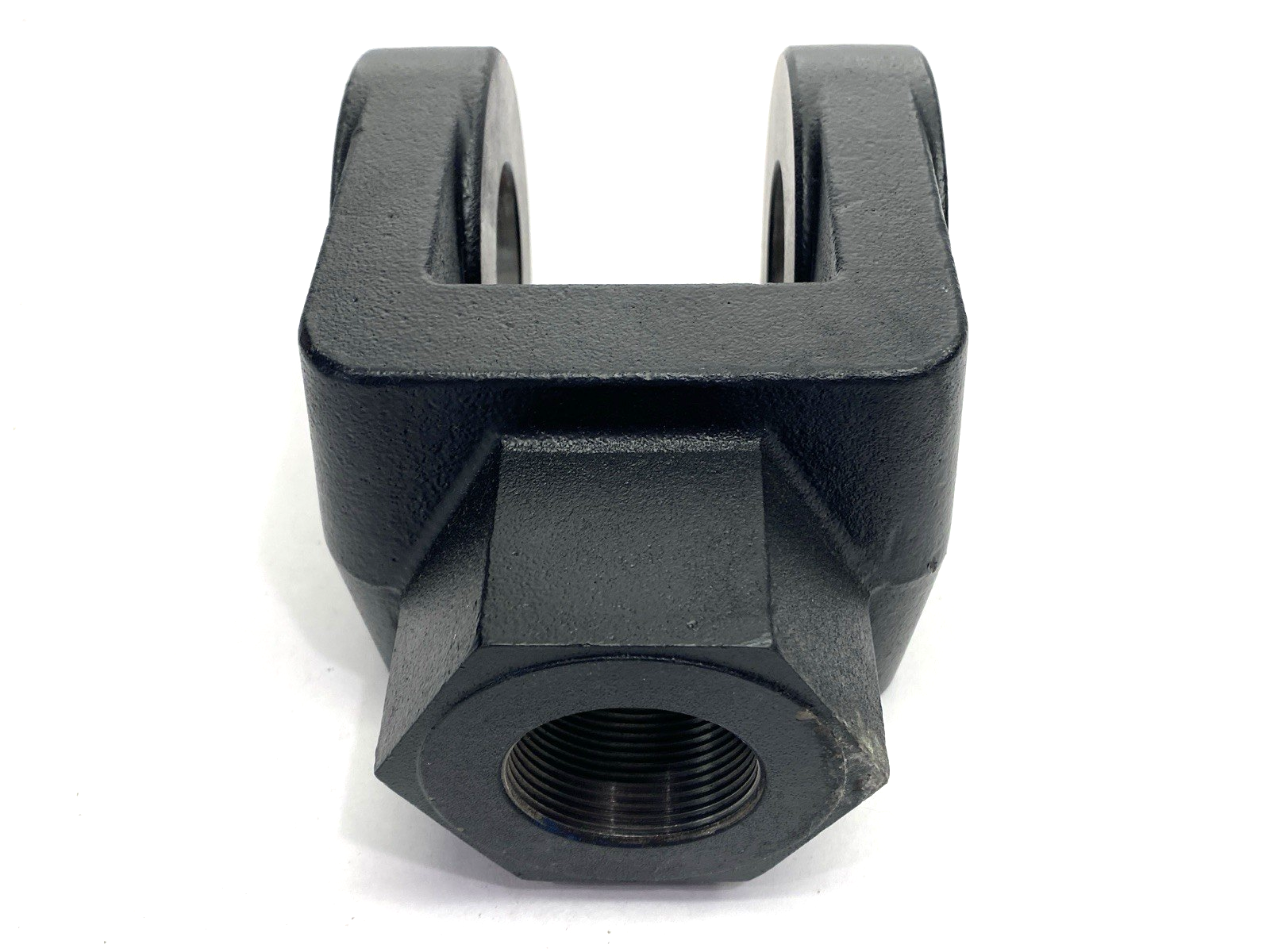 Parker 0509470000 Cylinder Rod Clevis 2" Pivot Pin Hole 1-3/4" Thread Size 12TPI - Maverick Industrial Sales