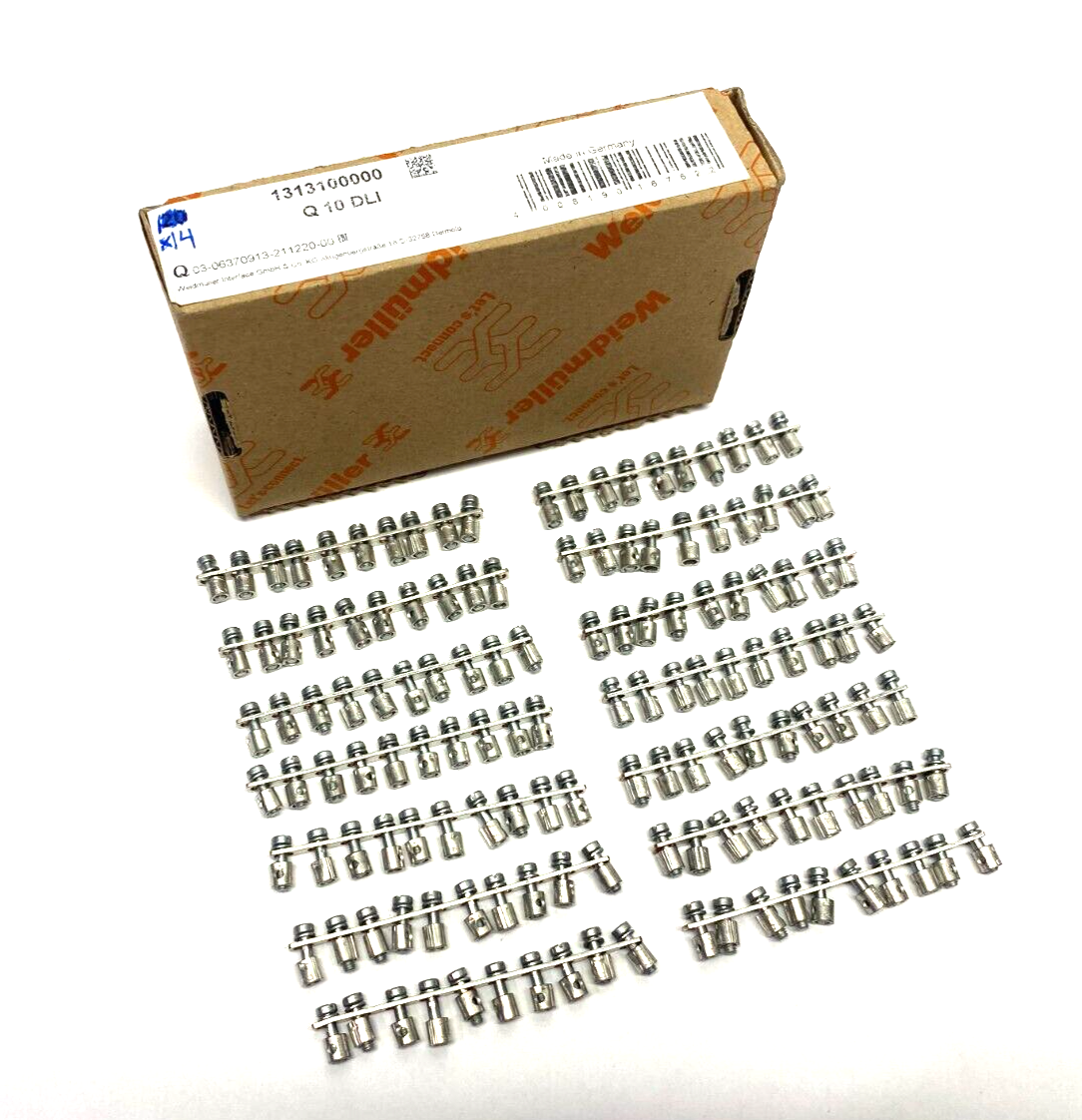 Weidmüller 1313100000 Terminal Block Cross Connector 10-Pole Q 10 DLI BOX OF 14 - Maverick Industrial Sales