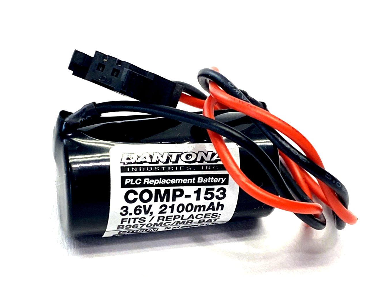 COMP-153 | Dantona COMP153 Replacement PLC Battery 3.6V 2100mAh , B9670MC - New - Maverick Industrial Sales