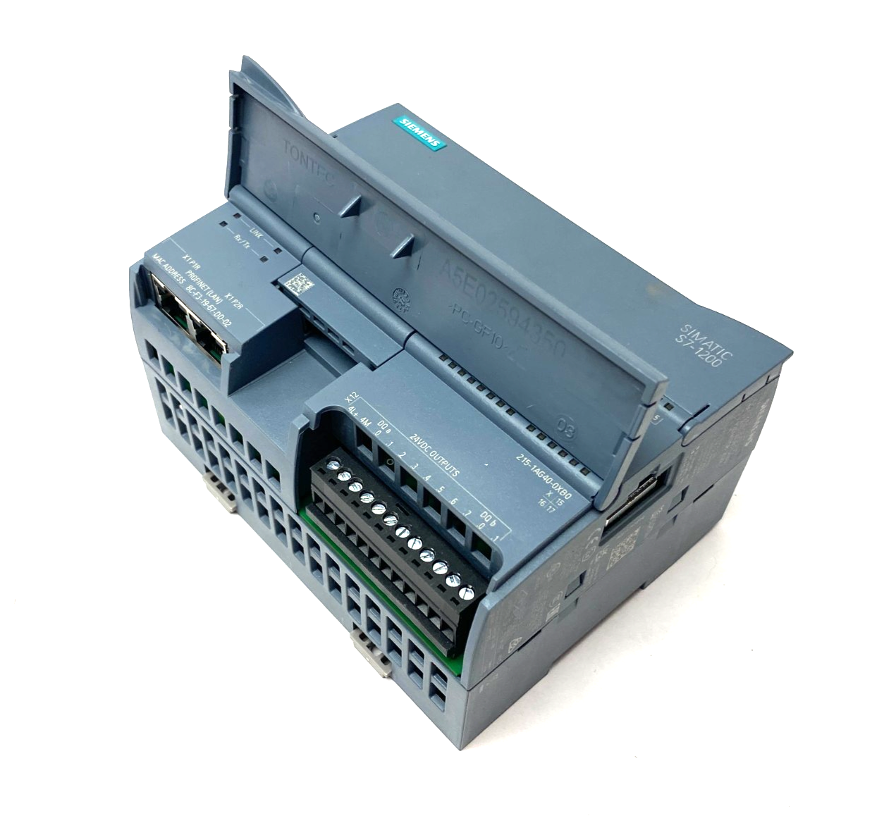 Siemens 6ES7 215-1AG40-0XB0 SIMATIC S7-1200 Compact CPU Module 1215C DC/DC/DC - Maverick Industrial Sales