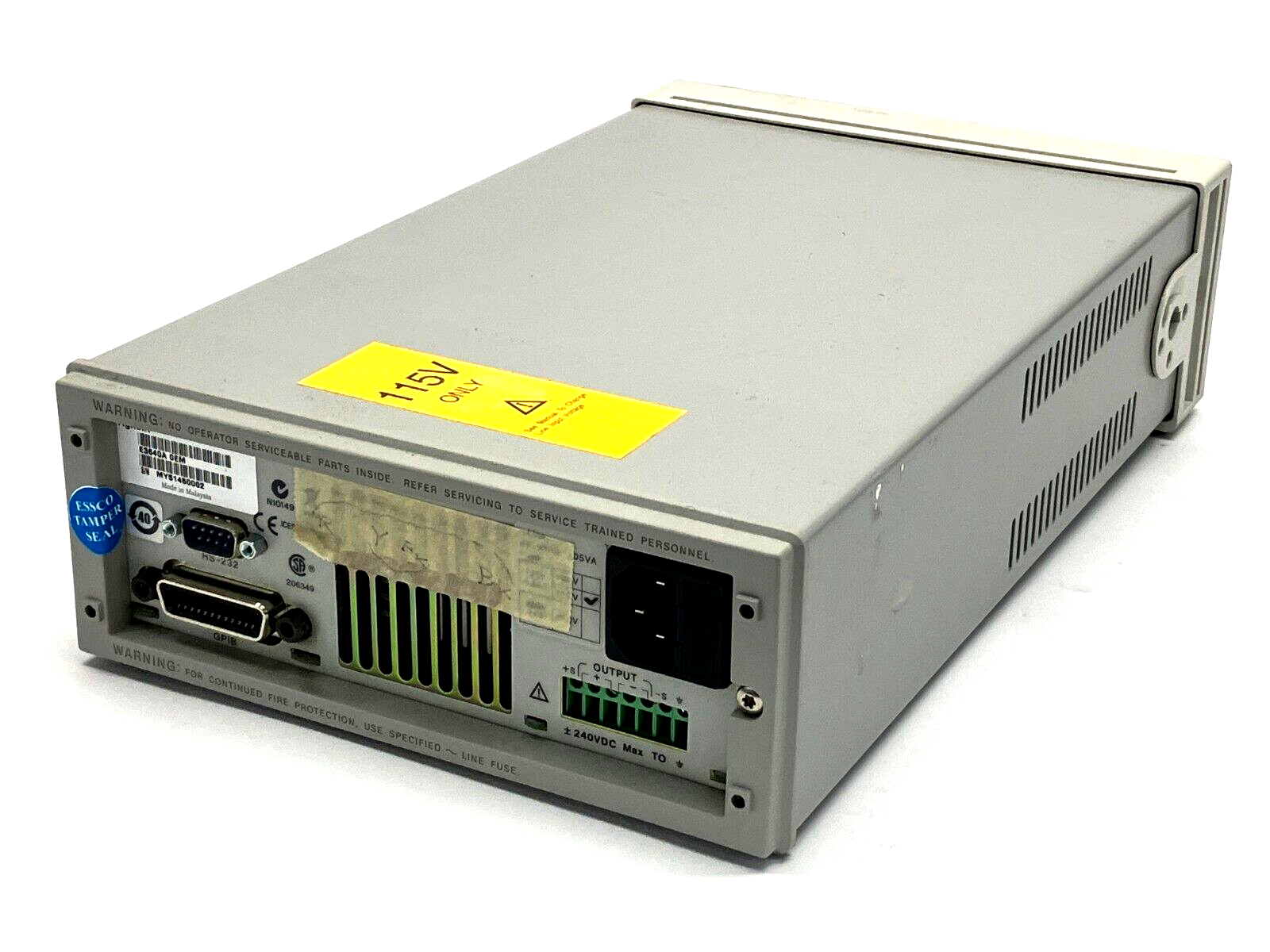 Agilent E3640A DC Power Supply 0-8V, 3A / 0-20V, 1.5A - Maverick Industrial Sales