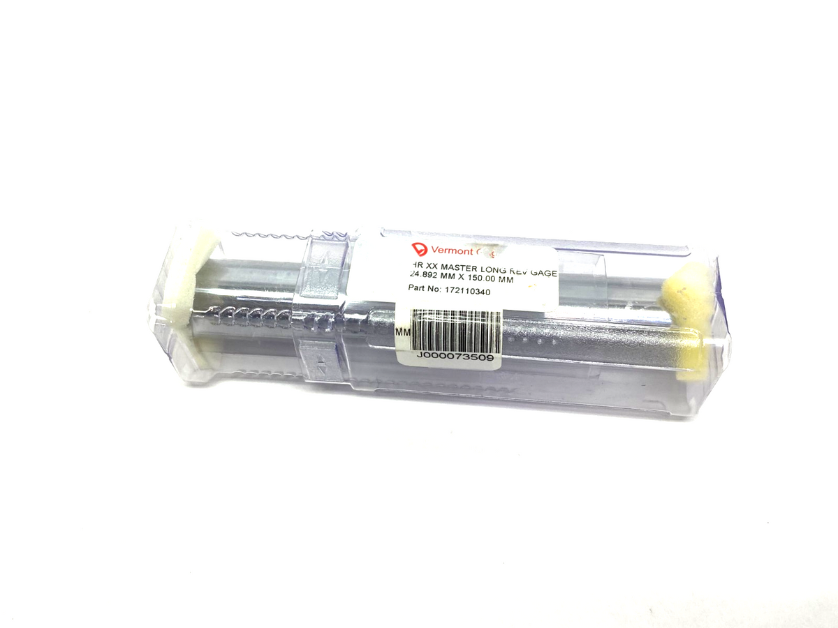 Vermont Gage 172110340 CHR XX Reversible Long Master Gage 24.892mm x 150.00mm - Maverick Industrial Sales