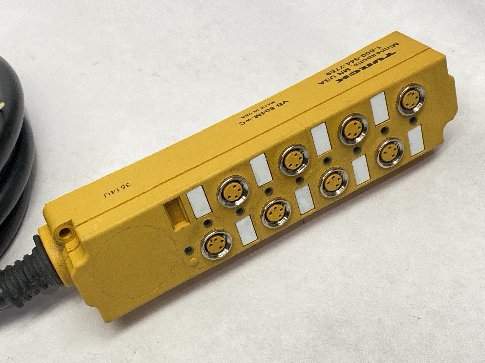 Turck VB 804M-5C Distribution Box 8-Port M8 4-Pin 3514U - Maverick Industrial Sales