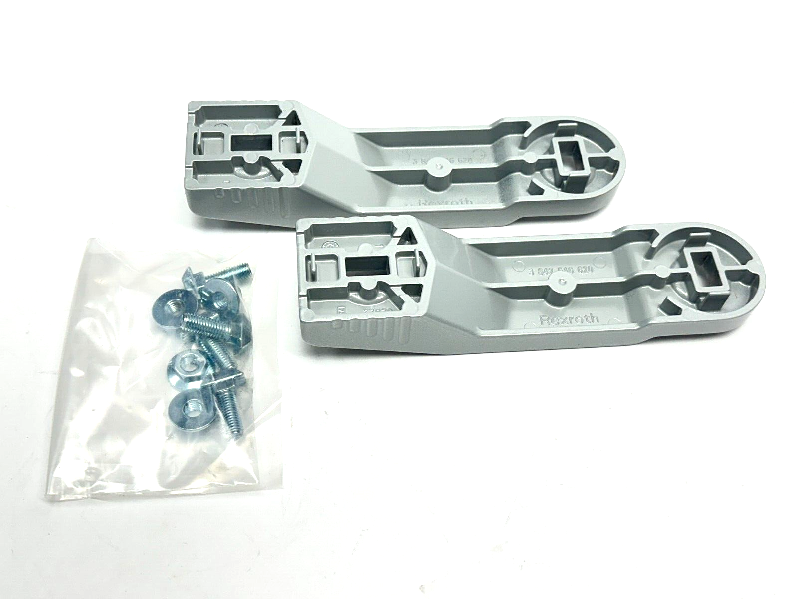 Bosch Rexroth 3842546620 Varioflow Support Bracket VF 90 AL w/ Hardware LOT OF 2 - Maverick Industrial Sales