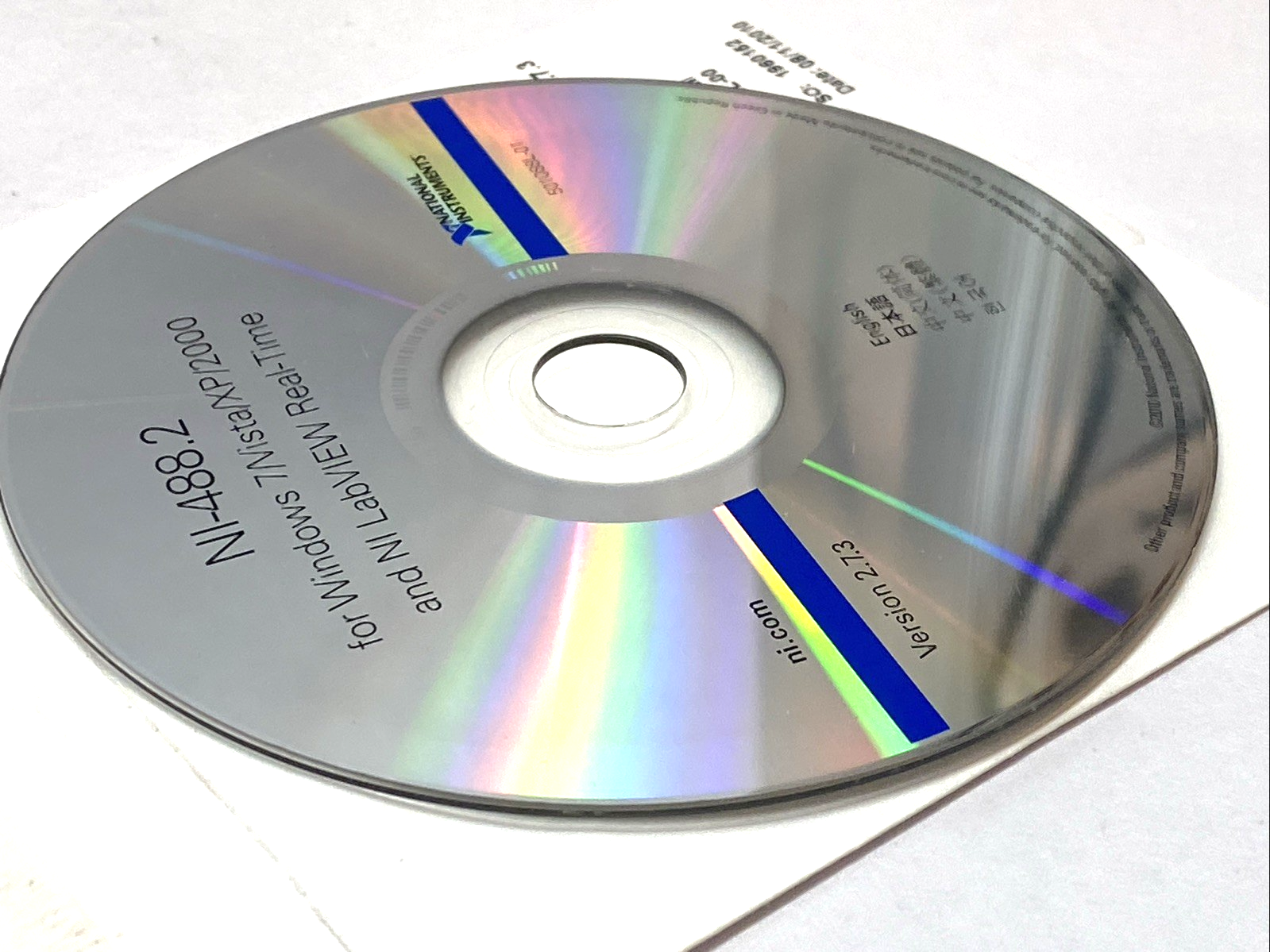 National Instruments 501088L-00 VER. 2.7.3 CD Kit NI-488.2 - Maverick Industrial Sales