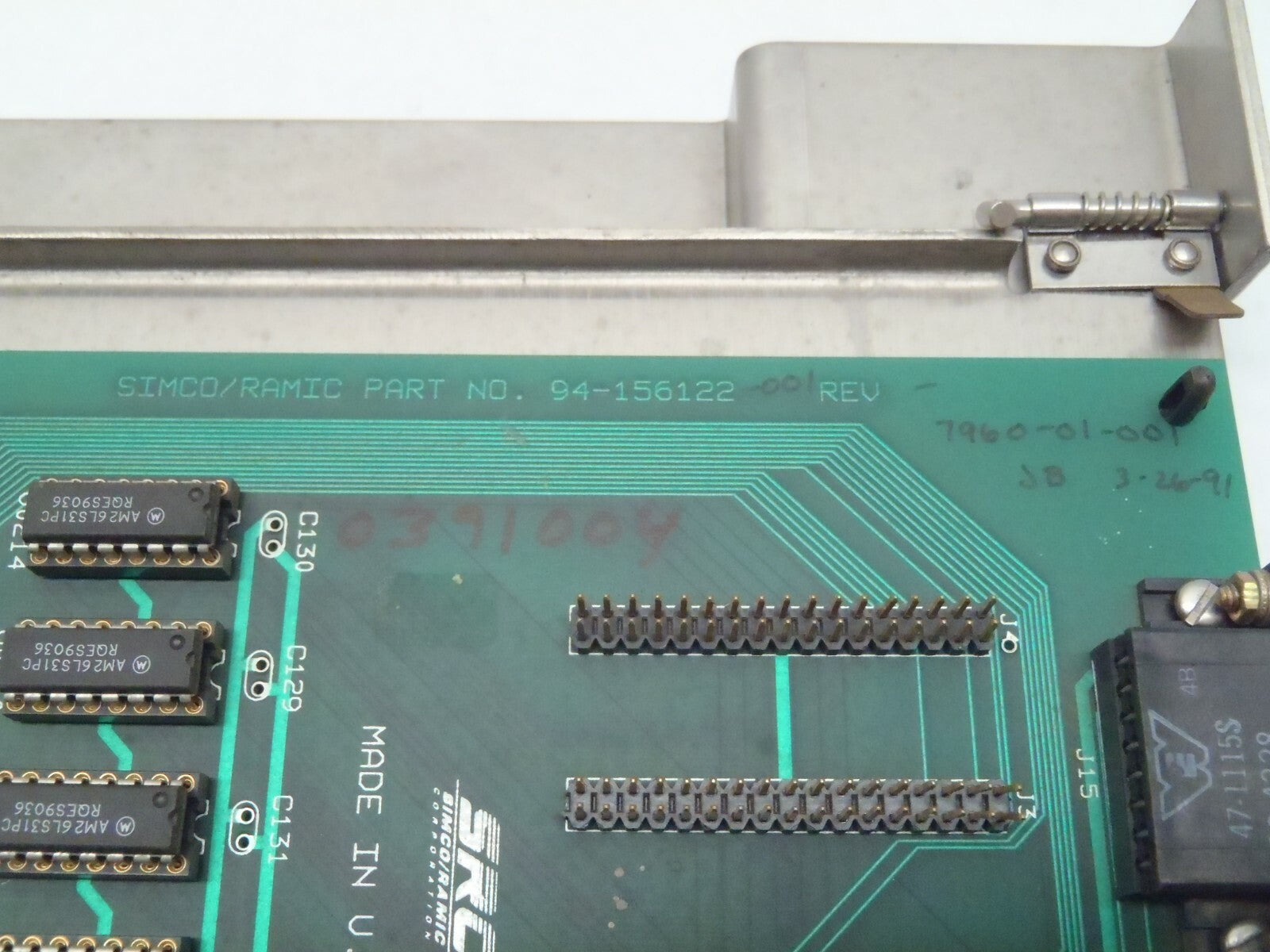 Simco Ramic SRC 94-156122-001 PCB ASSEMBLY Universal Interface Board - Maverick Industrial Sales