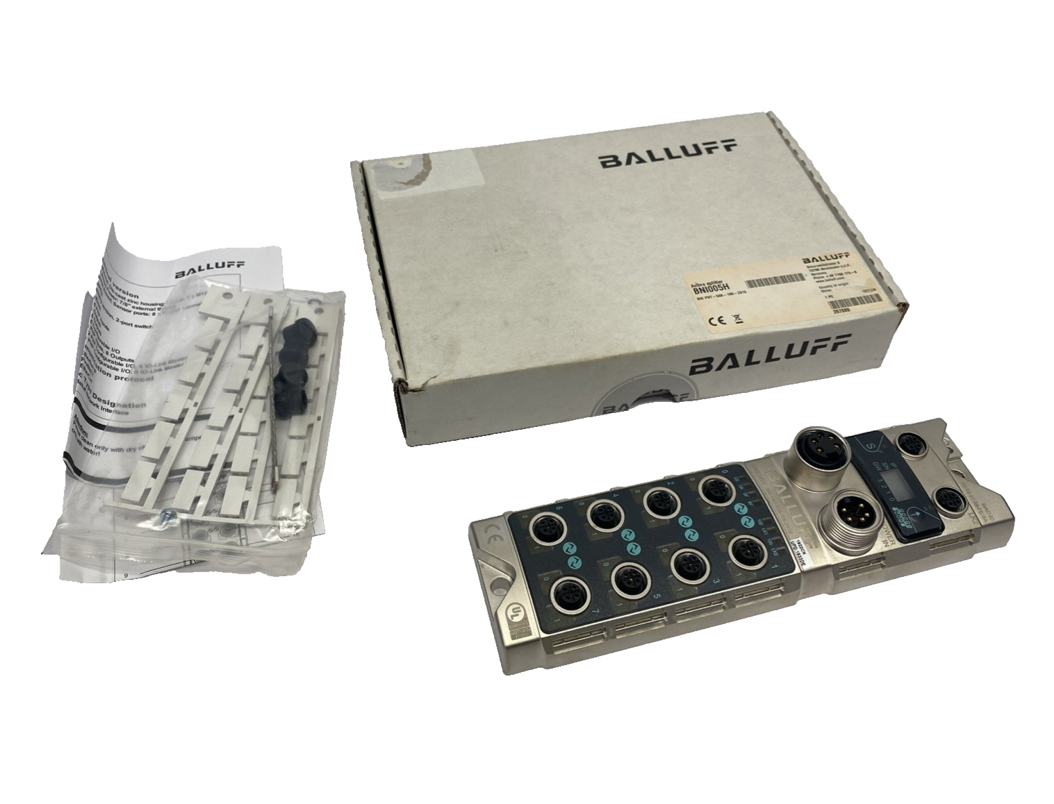 Balluff BNI005H Active Splitter I/O Master Block BNI PNT-508-105-Z015 - Maverick Industrial Sales
