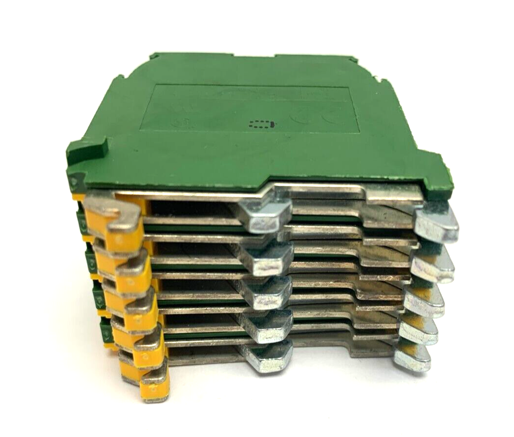 ABB TE Connectivity 1SNA165113R1600 Ground Terminal Block M4 Entrelec LOT OF 5 - Maverick Industrial Sales
