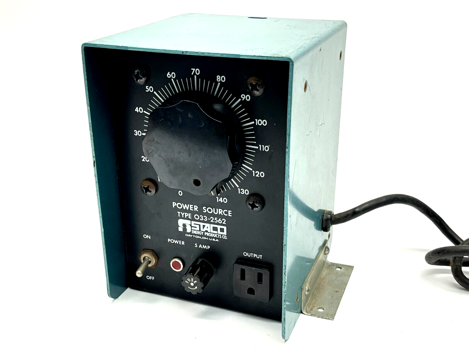 STACO 033-2562 Variable Transformer 5A 0-140V - Maverick Industrial Sales