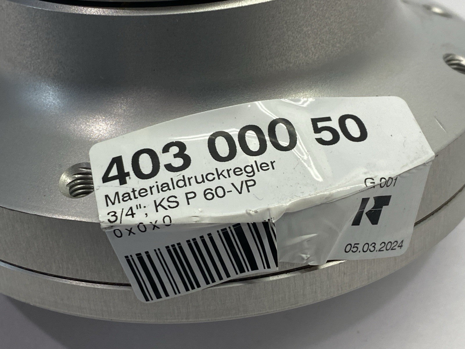 Wagner 40300050 Pressure Regulator 3/4" KSP60-VP - Maverick Industrial Sales