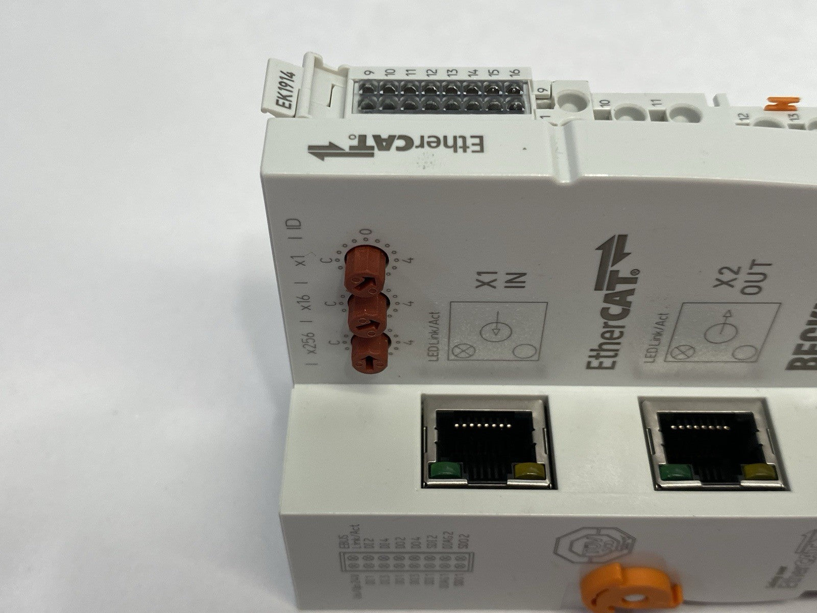 EK1914 | Beckhoff EtherCAT Coupler with Integrated Digital Standard & Safety I/Os - Used - Maverick Industrial Sales