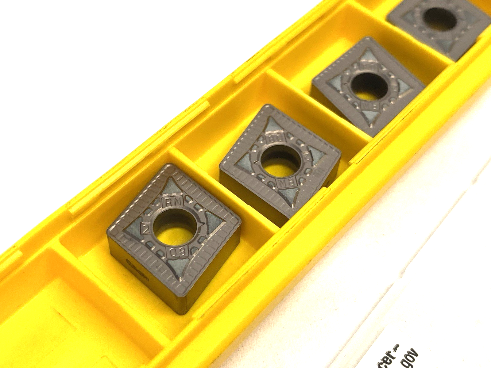 5388038 | Kennametal Kenloc™ CNMG Insert Negative RN, CNMG120408RN PKG OF 4 - New – Open box - Maverick Industrial Sales