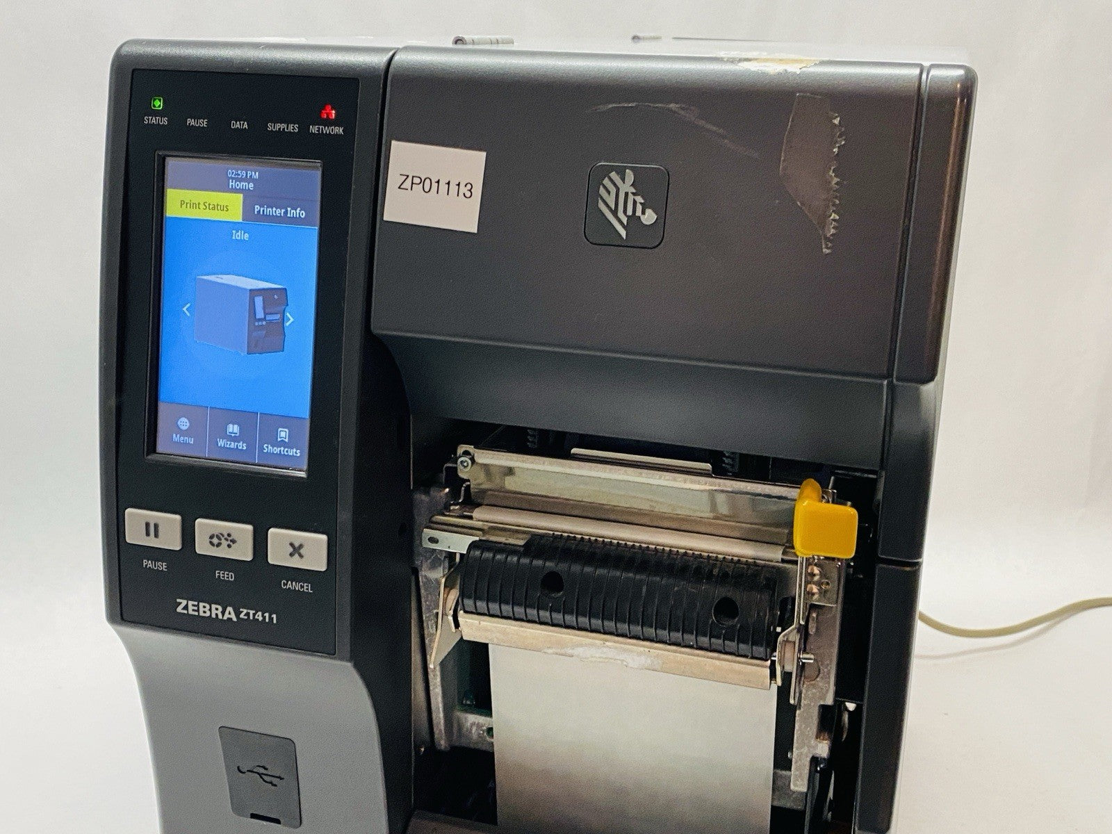 Zebra ZT411 Thermal Transfer Industrial Barcode Printer ZT41142-T410000Z - Maverick Industrial Sales