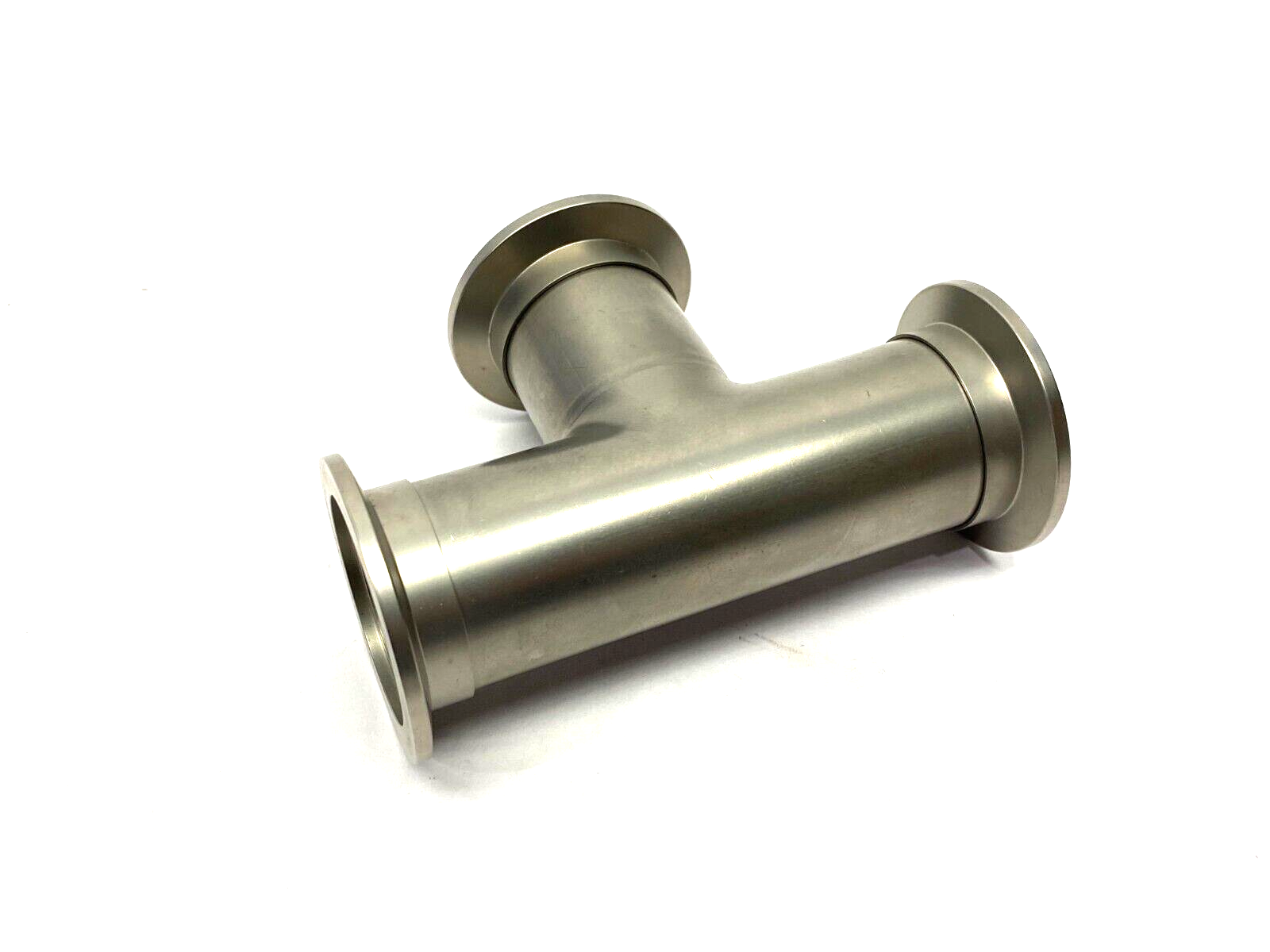 Agilent KT01500246 Stainless Steel Tee Fitting 2.46" Clearance NW40 - Maverick Industrial Sales