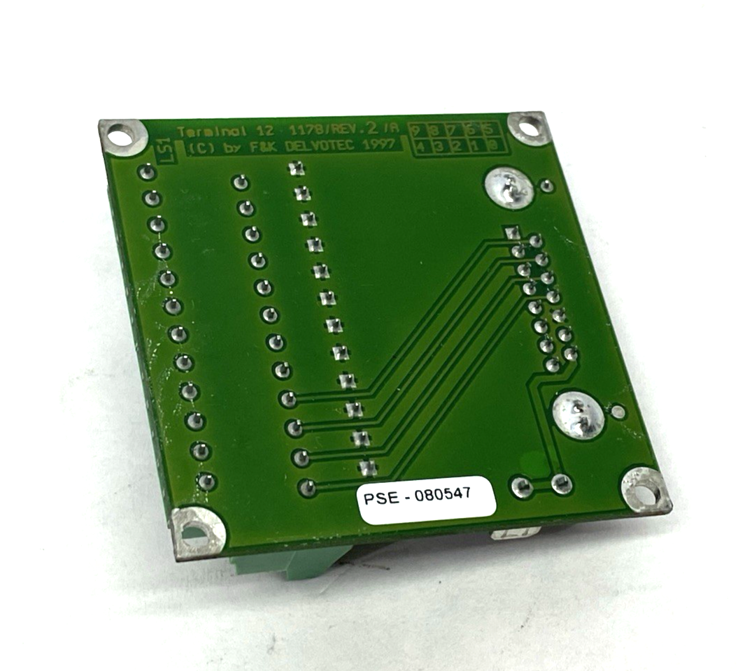 F&K Delvotec PSE-KRT02106 Breakout Amplifier Board, Terminal 12 1178 - Maverick Industrial Sales