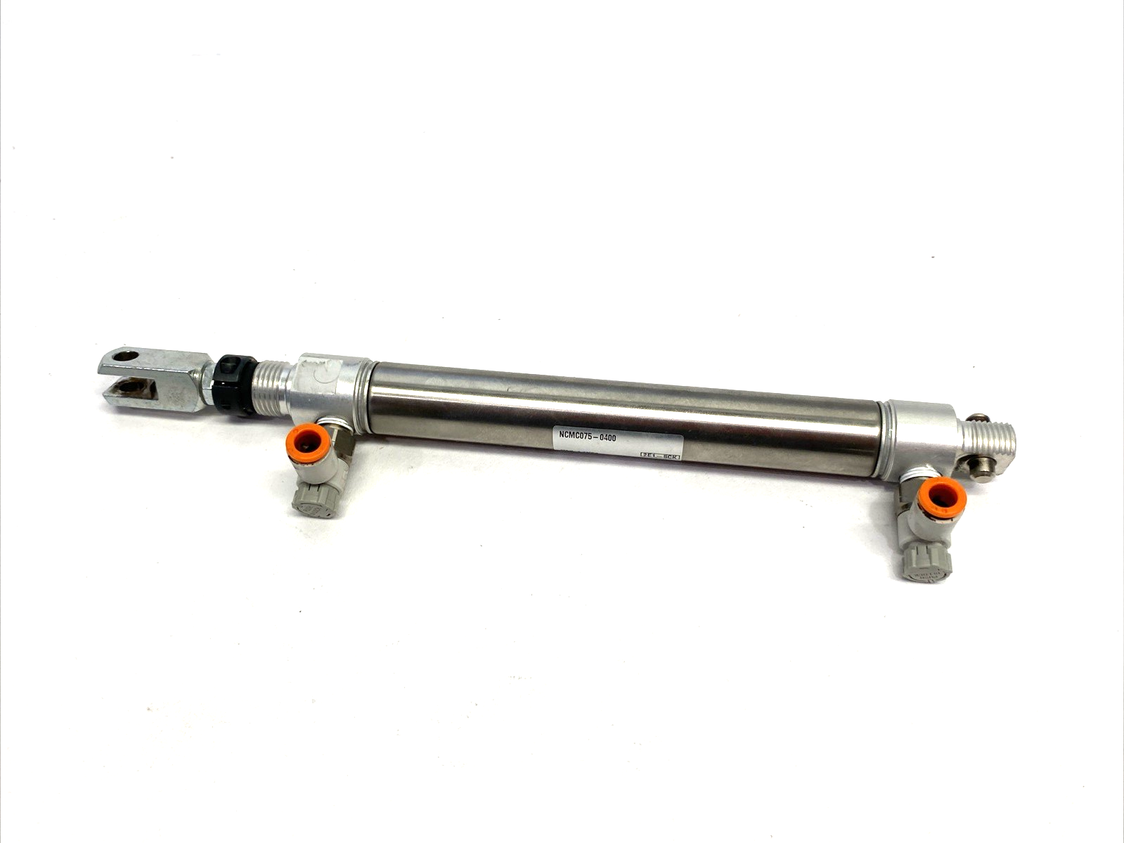 NCMC075-0400 | SMC Round Body Air Cylinder, 0.75" Bore, 4" Stroke - Used - Maverick Industrial Sales
