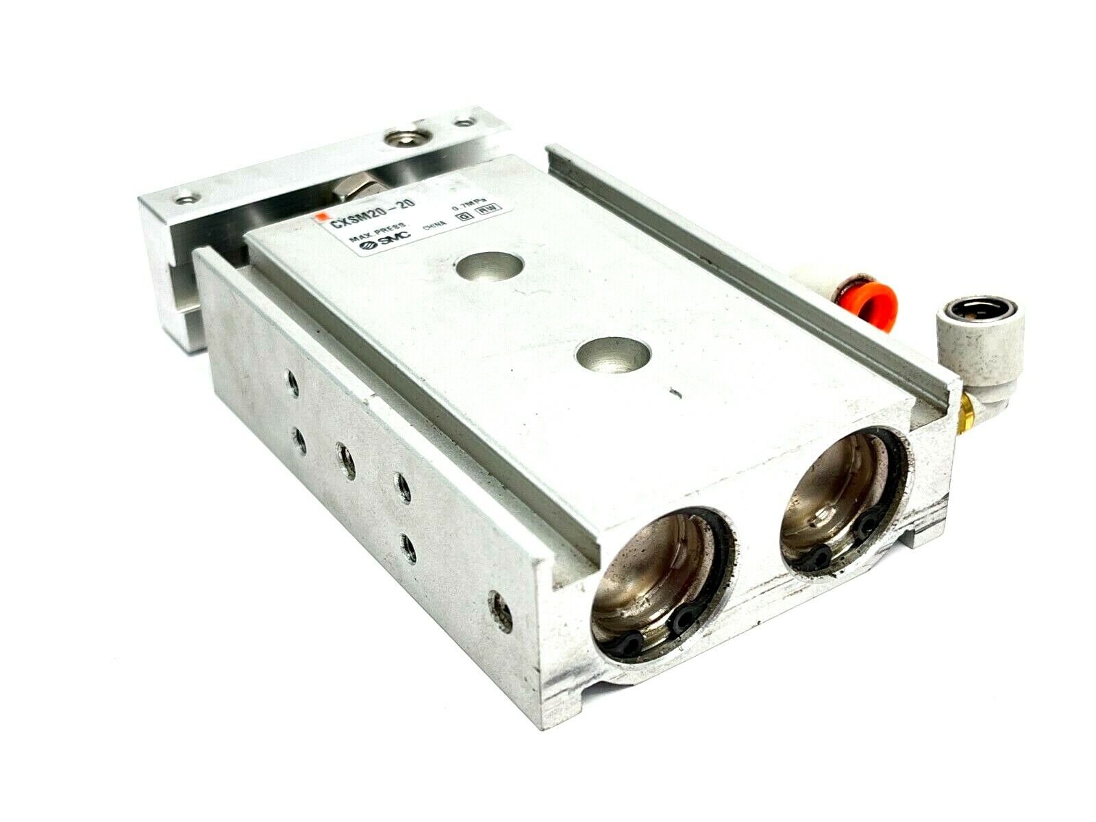SMC CXSM20-20 Dual Rod Pneumatic Guided Cylinder 20mm Bore 20mm Stroke - Maverick Industrial Sales