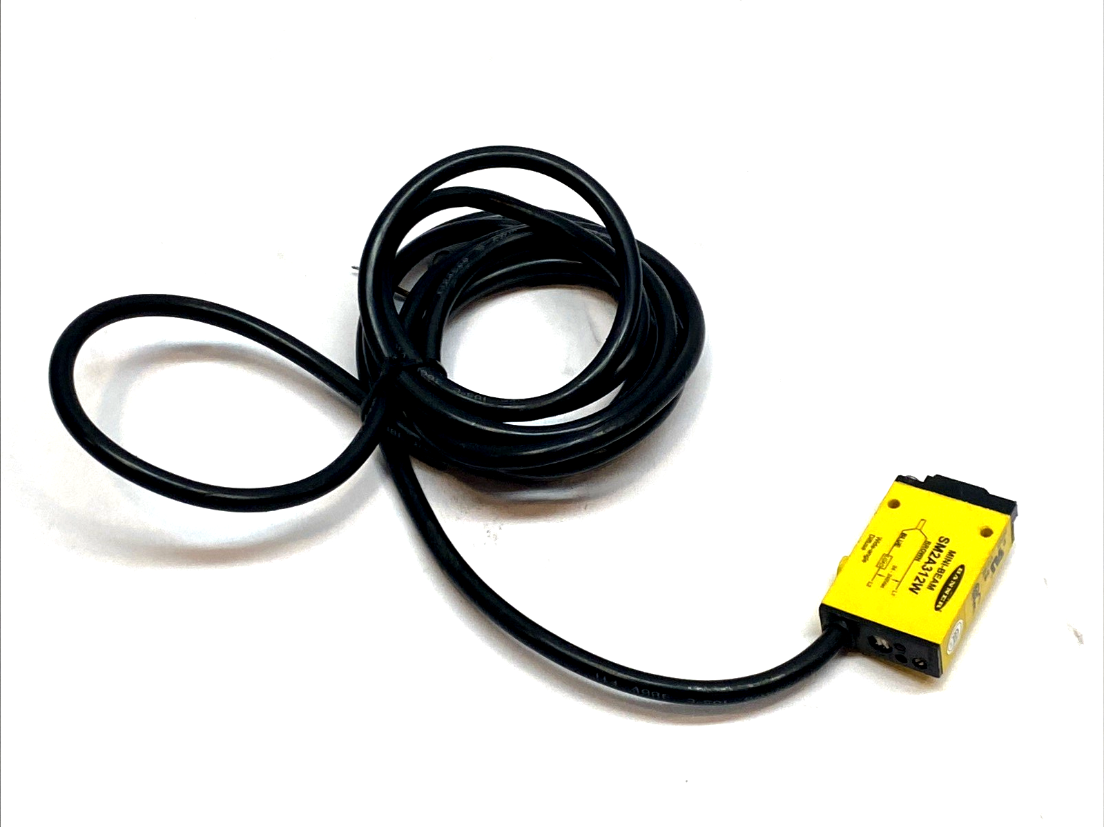 SM2A312W | Banner Mini-Beam Photoelectric Sensor 24–240 VAC Diffuse 130mm - Used - Maverick Industrial Sales
