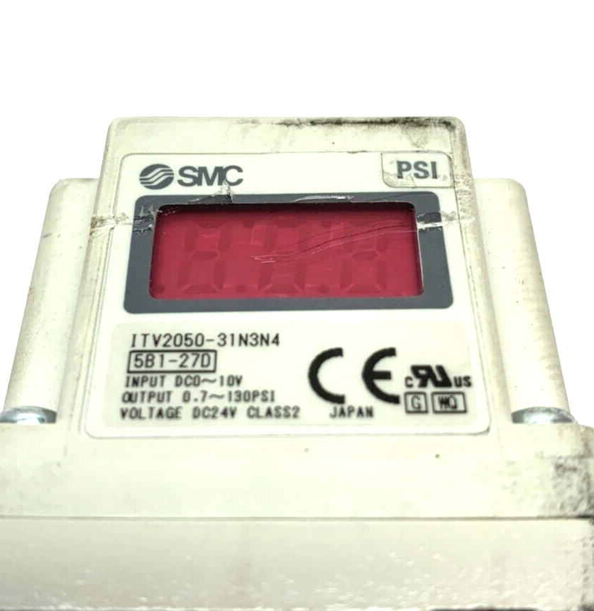 SMC ITV2050-31N3N4 Electro-Pneumatic Regulator 5B1-27D CHIP IN CONNECTOR - Maverick Industrial Sales