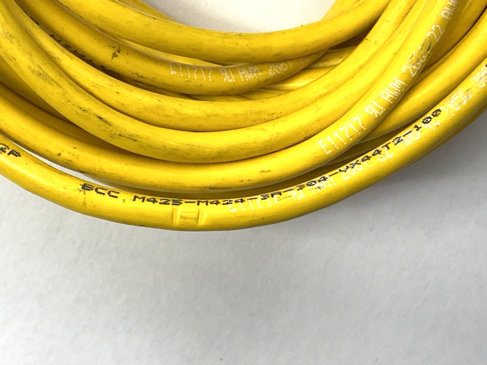 BCC M425-M424-3A-304-VX44T2-100, BCC0F2P | Balluff BCC M425-M424-3A-304-VX44T2-100 Double-Ended M to F M12 Cordset BCC0F2P - Used - Maverick Industrial Sales