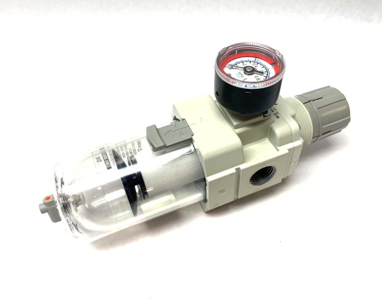 SMC AW40-N04-Z-B Modular Filter Regulator w/ Gauge 7-125psi Set Press - Maverick Industrial Sales