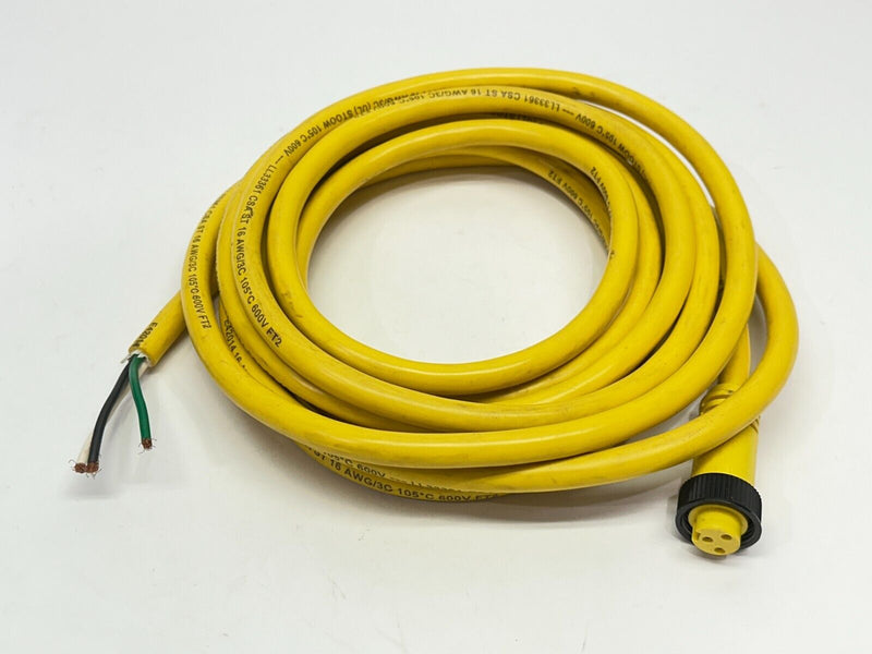 Balluff C05AE100VY150F Cordset Female 3-Pin To Flying Leads 1300090118 - Maverick Industrial Sales