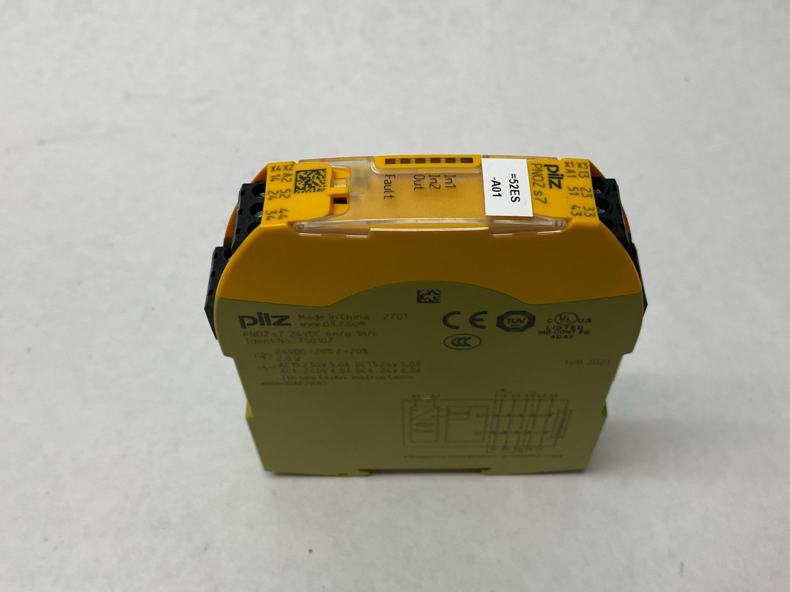 Pilz PNOZ s7 24VDC 4n/o 1n/c sigma Contact Expansion Safety Relay Module 750107 - Maverick Industrial Sales