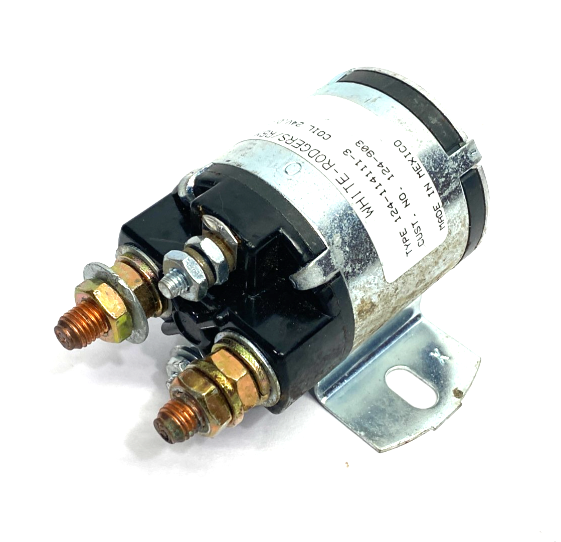 124-114111-3 | White-Rodgers/RBM Power Coil Contactor 24 VDC, Continuous - Used - Maverick Industrial Sales