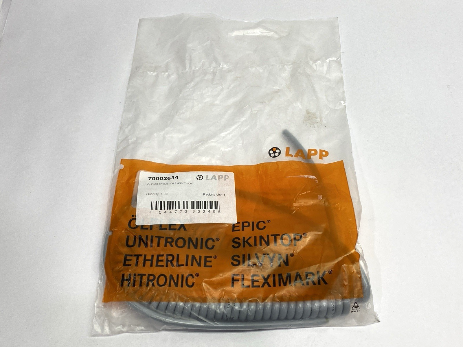 LAPP 70002634 OFlex Spiral Cable 400 P - Maverick Industrial Sales
